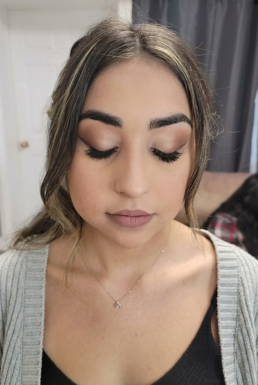 Prom makeup look