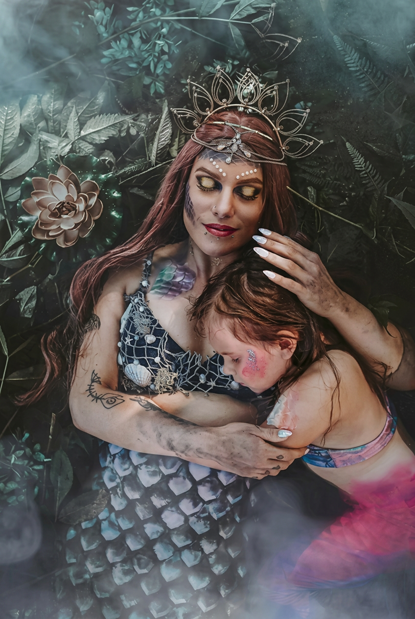 Fantasy mermaid look