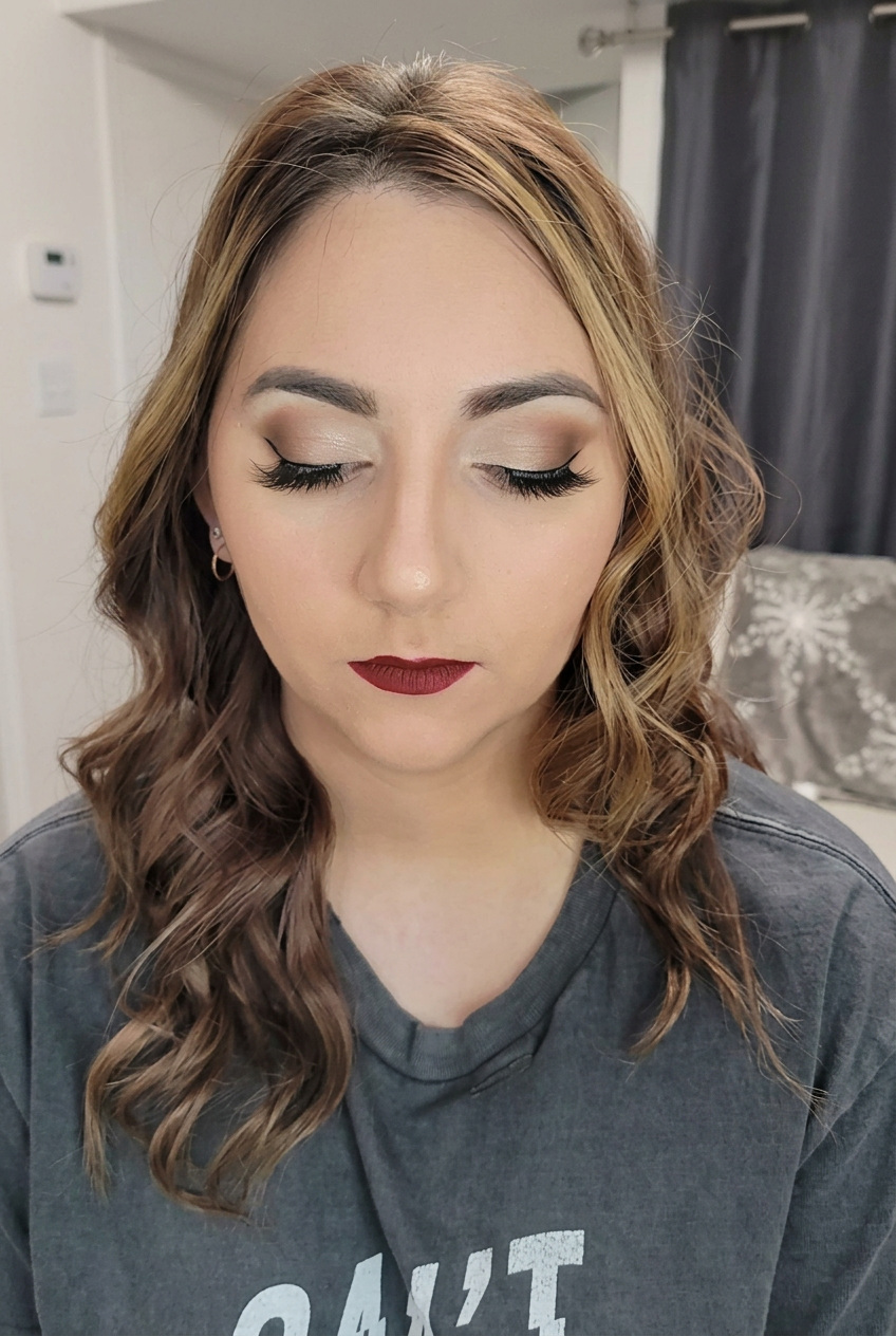 Soft glam makeup